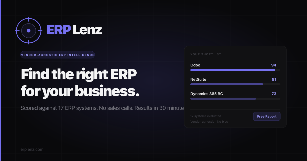 How to Choose an ERP in 2026: The No-Nonsense Selection Playbook